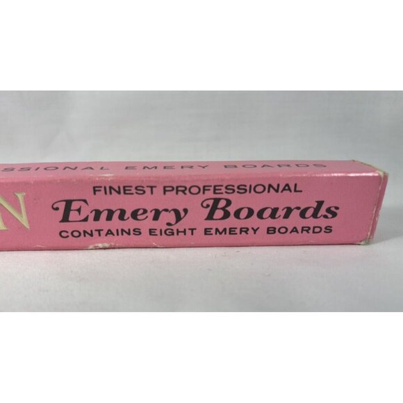 VINTAGE REVLON FINEST PROFESSIONAL EMERY BOARDS 6 in Box Movie Prop - Picture 3 of 6